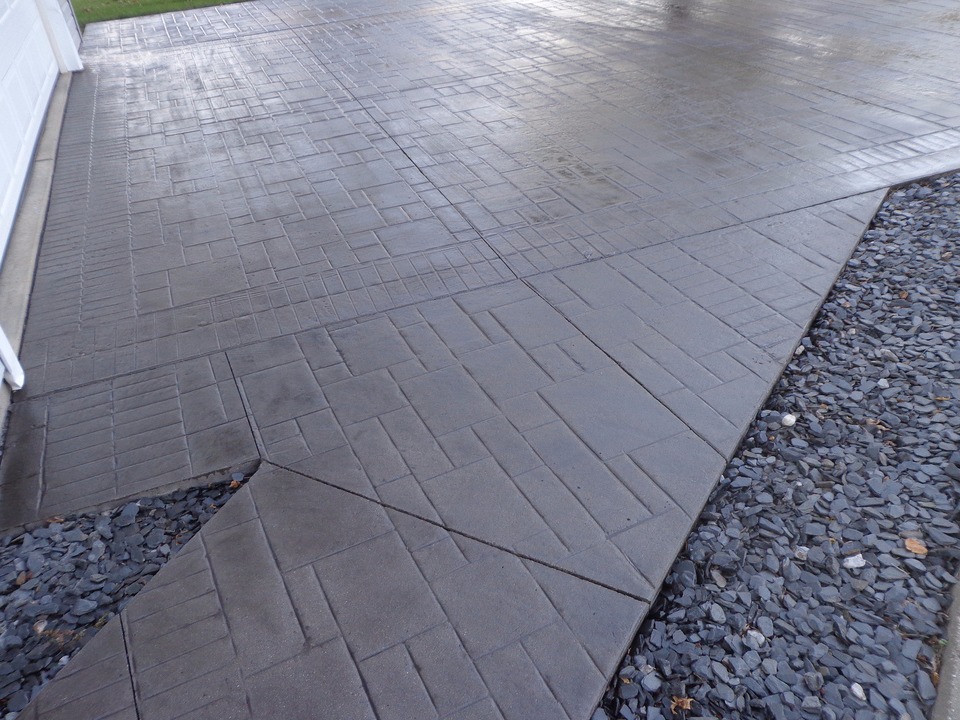 stamped concrete